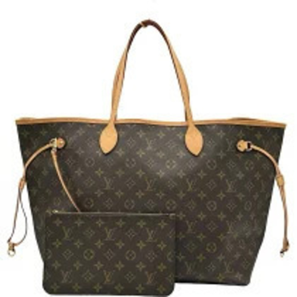 Louis Vuitton Neverfull Brown Monogram Tote Bag